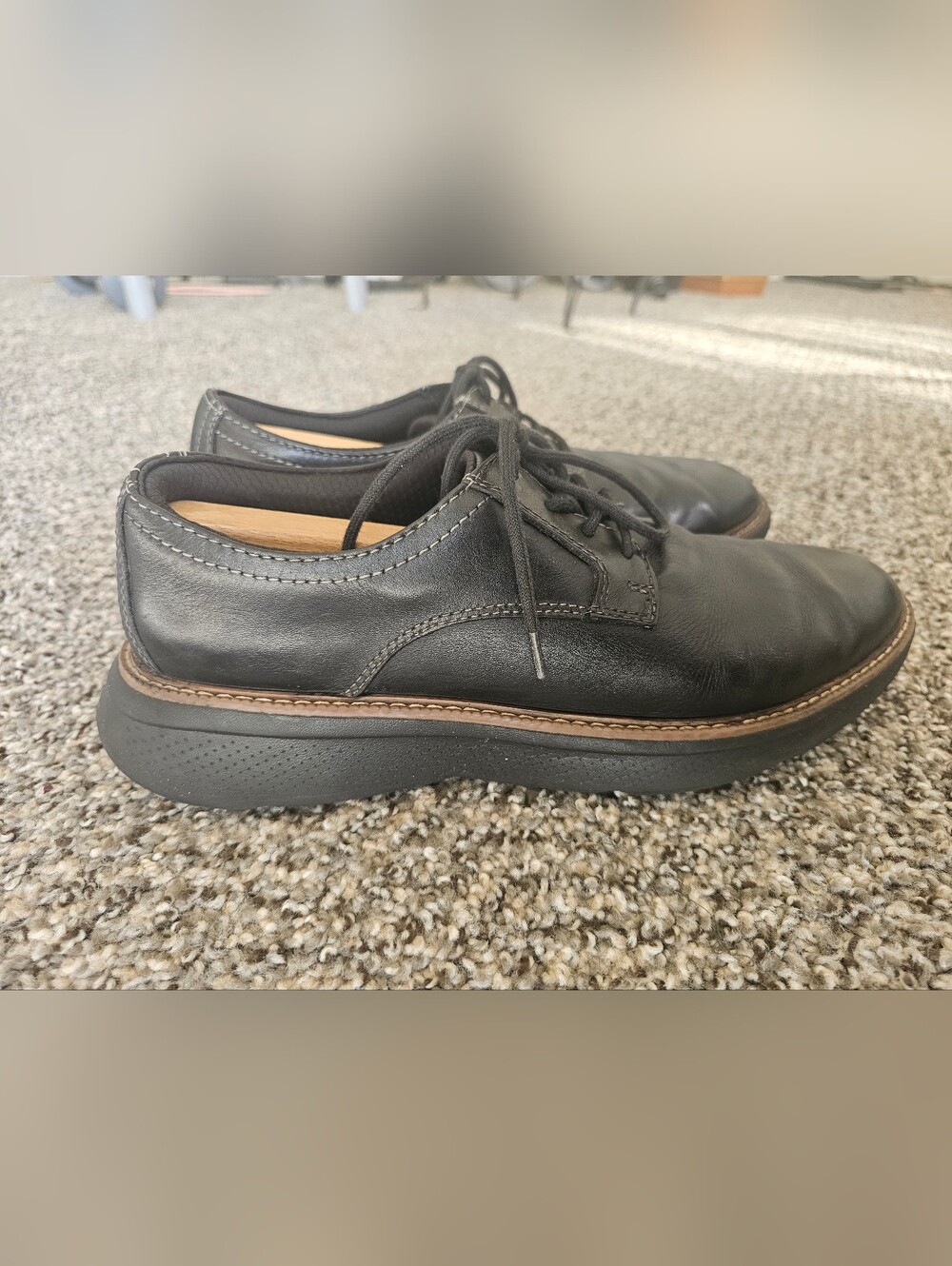 Johnston & Murphy Men’s Black TruFoam Comfort Shoe